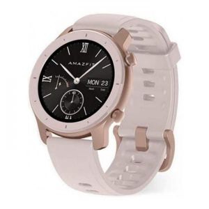 Умные часы Amazfit GTR 42mm aluminium case, silicone strap (Розовый)