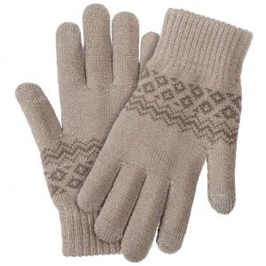 Перчатки для сенсорных экранов Xiaomi FO Touch Wool Gloves (Бежевый)